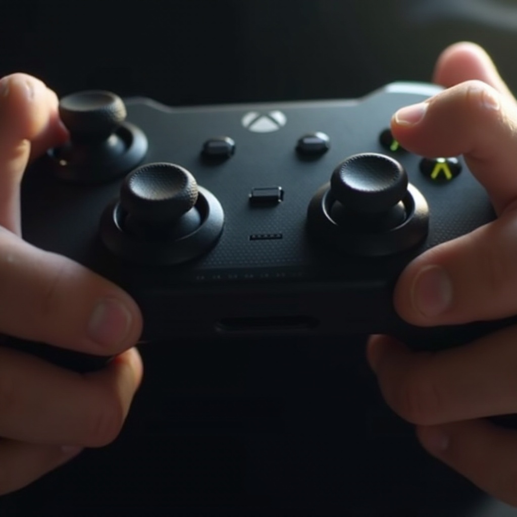 Conseguir jogos sem desvio no controle com os controles do Xbox Series X.