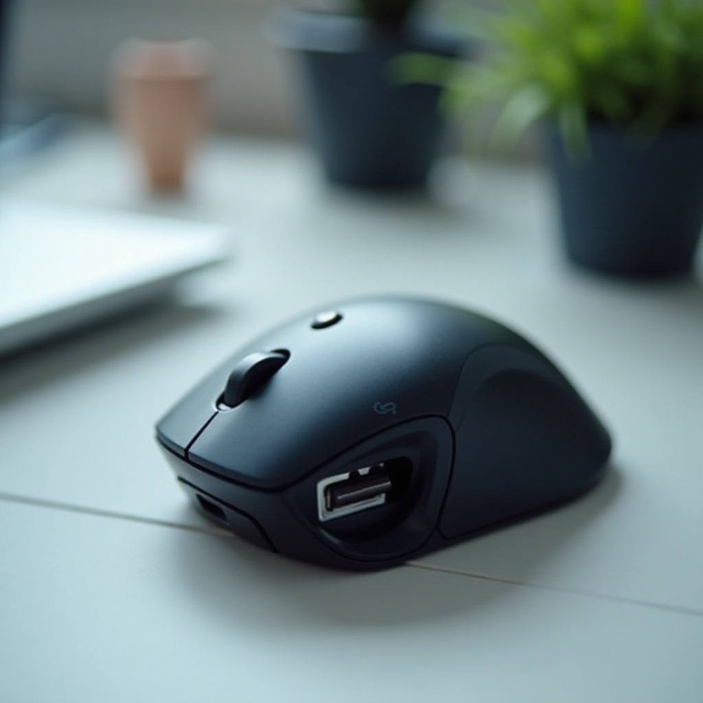 Como substituir a bateria do mouse Logitech eficientemente.