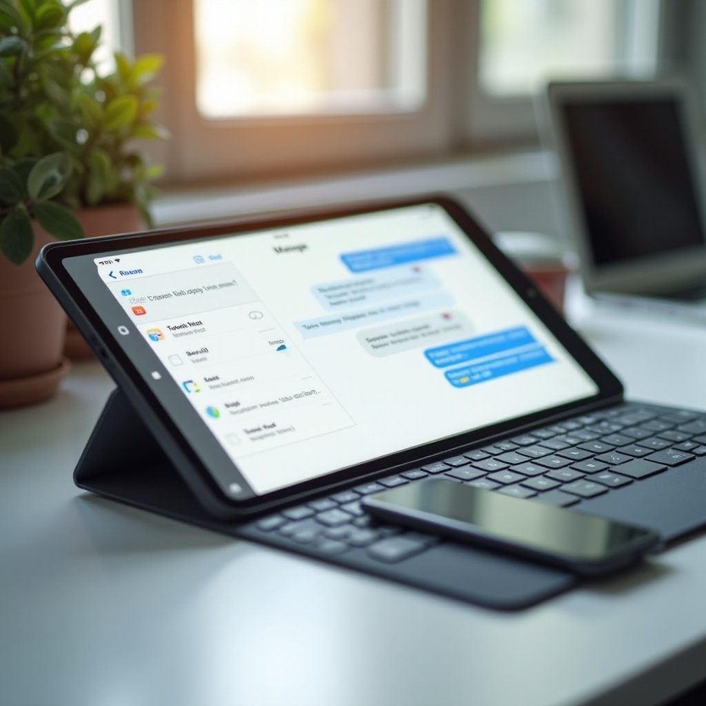 tôi có thể nhắn tin từ iPad không