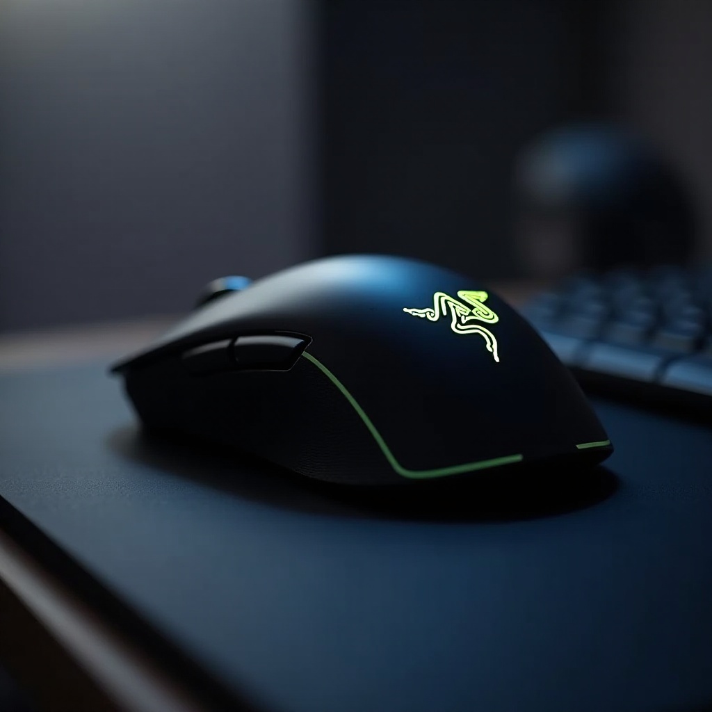 كيفية التحقق من بطارية Razer DeathAdder