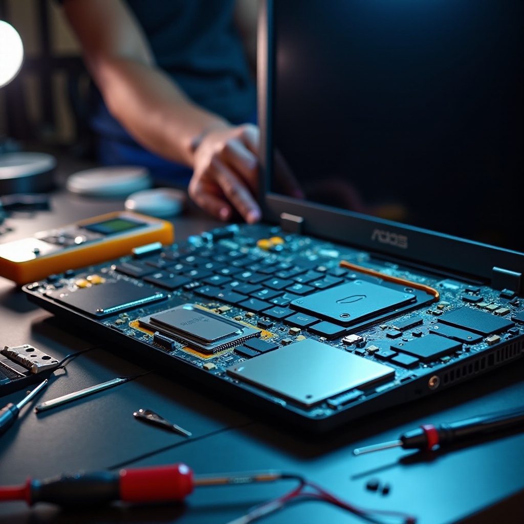 laptop Asus tanpa layar