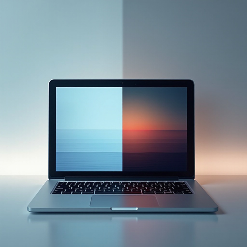 como mudar o contraste do laptop