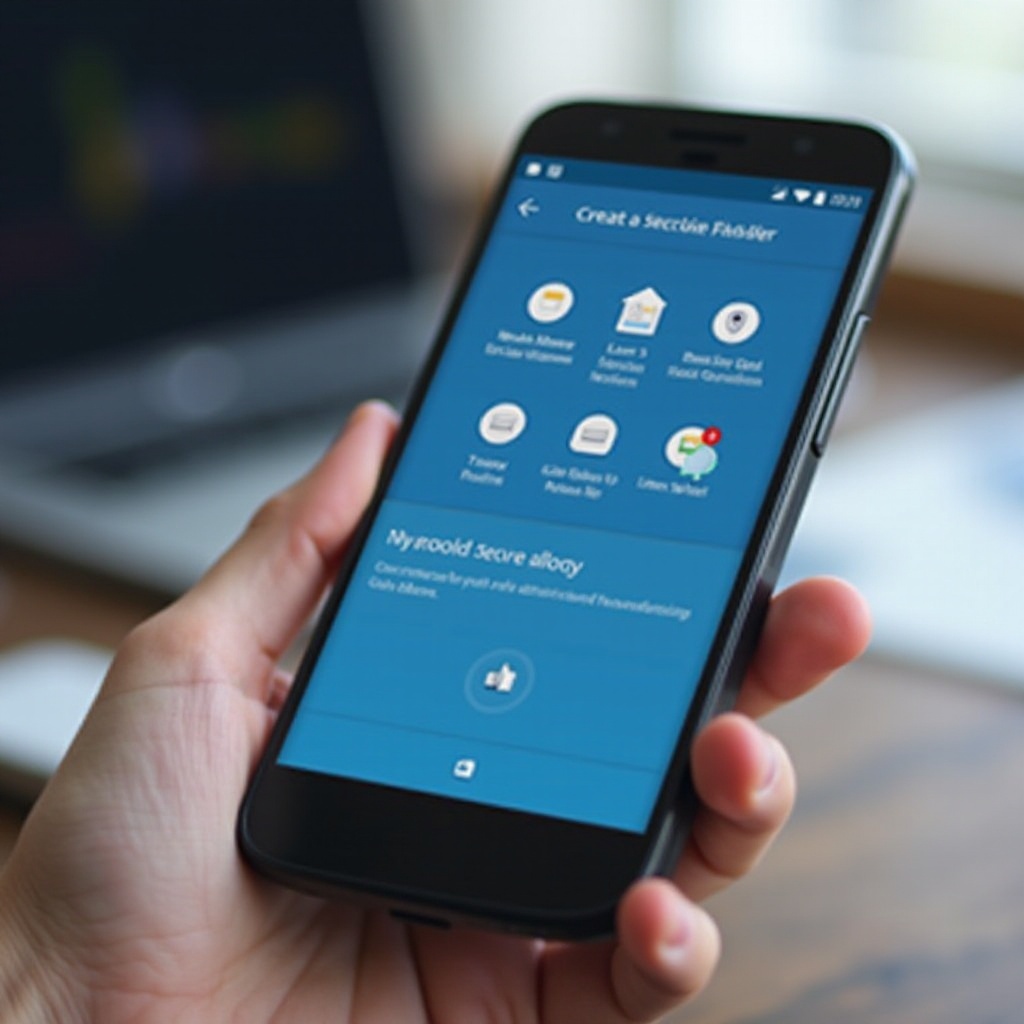 Cách tạo thư mục khóa trên Android