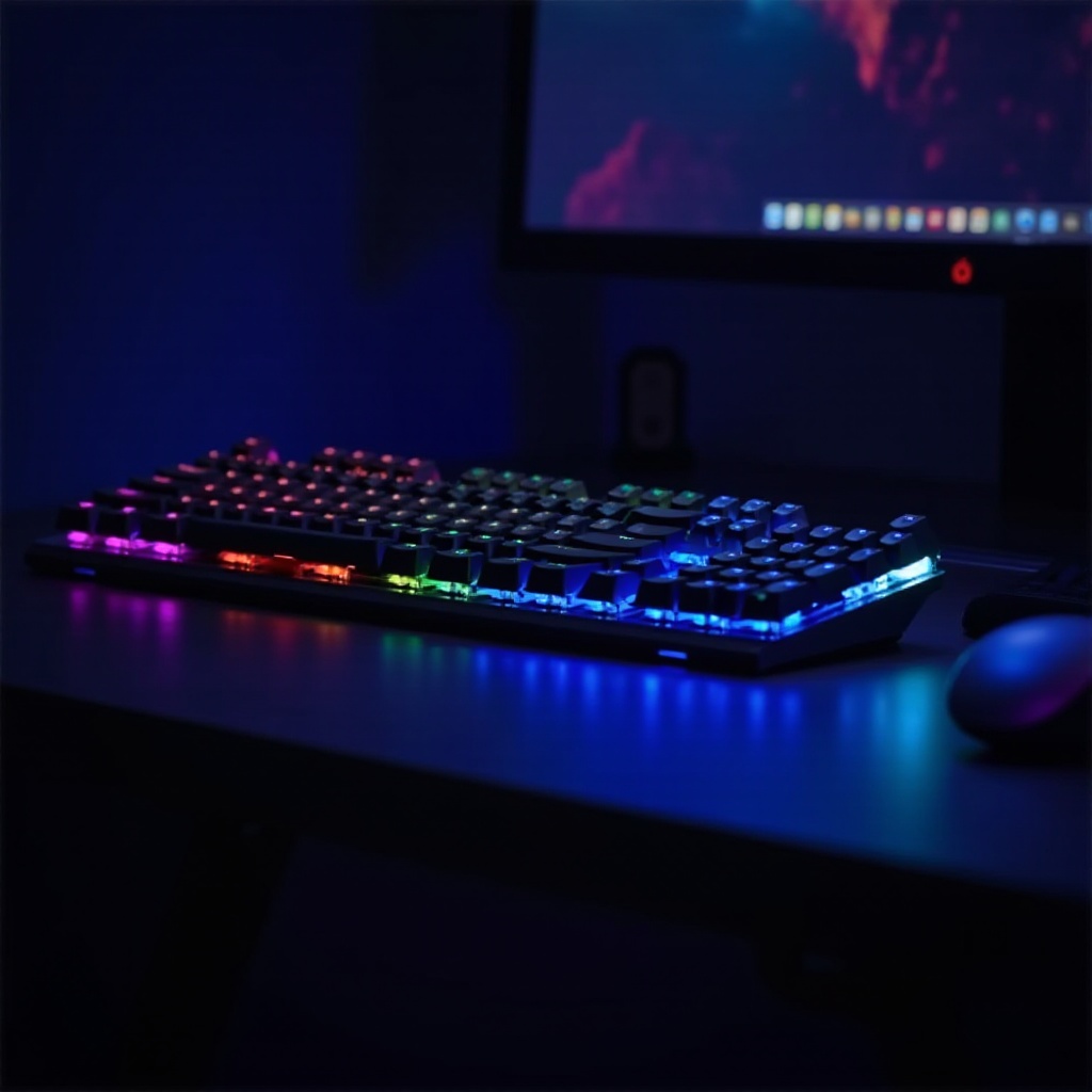 إتقان إعدادات إضاءة لوحة مفاتيح Skytech للألعاب