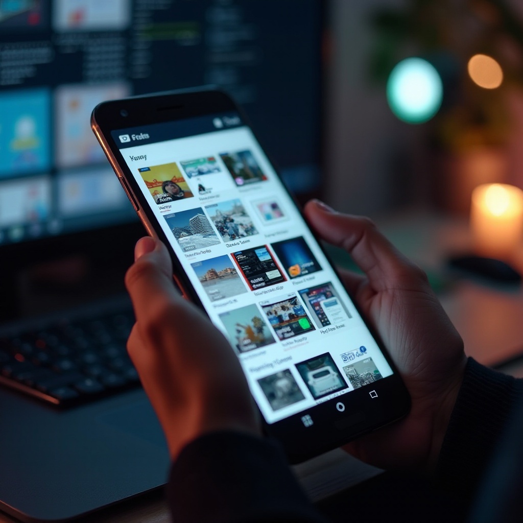 Onde as capturas de tela são salvas em dispositivos Android em 2024?