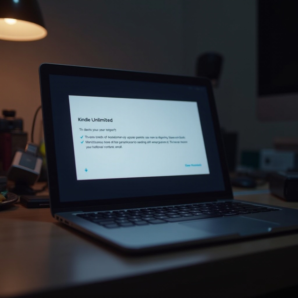 استكشاف مشكلات تنزيل Kindle Unlimited على أجهزة HP Chrome Notebook وحلها