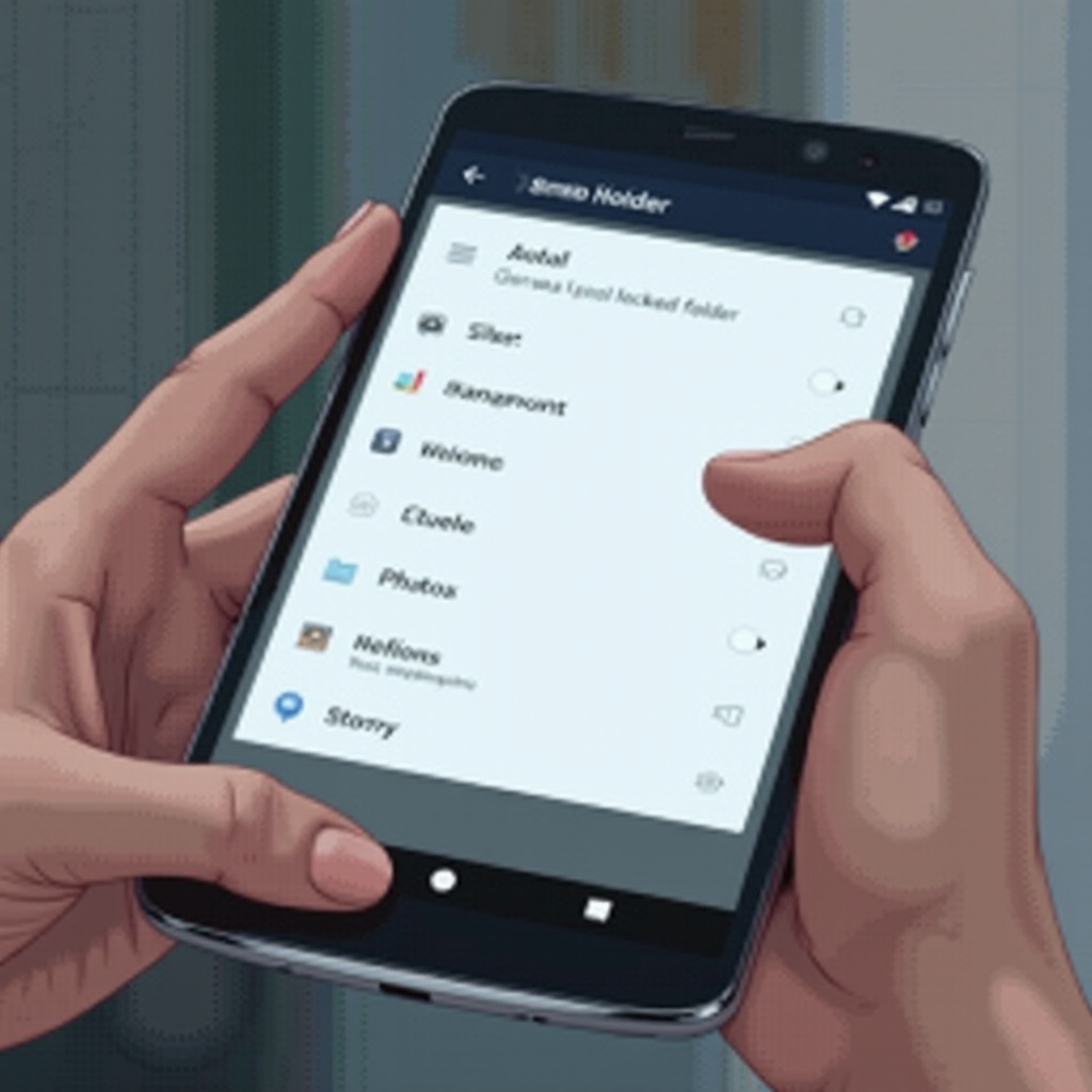 Como criar uma pasta bloqueada no Android