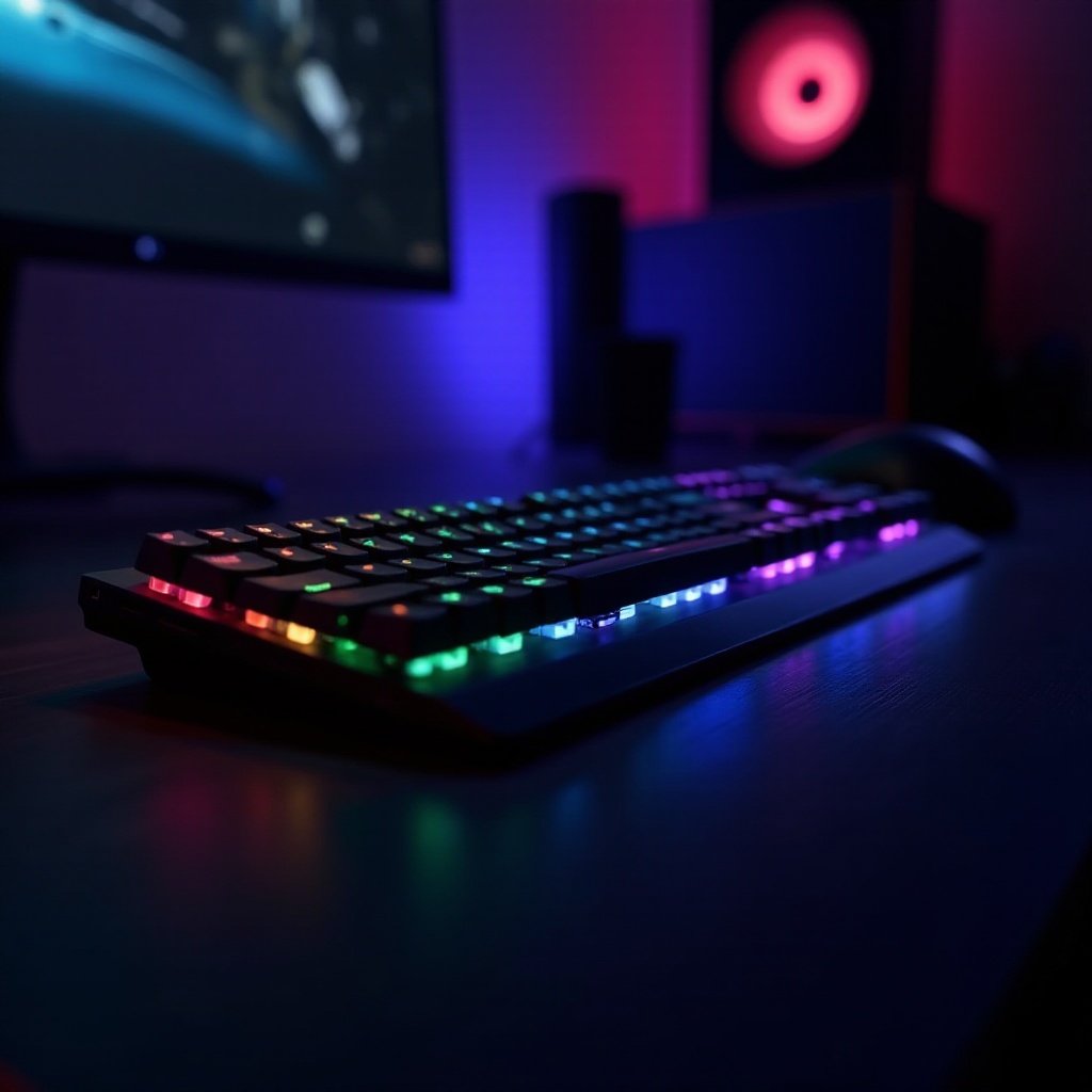 Thành thạo cài đặt đèn bàn phím chơi game Skytech