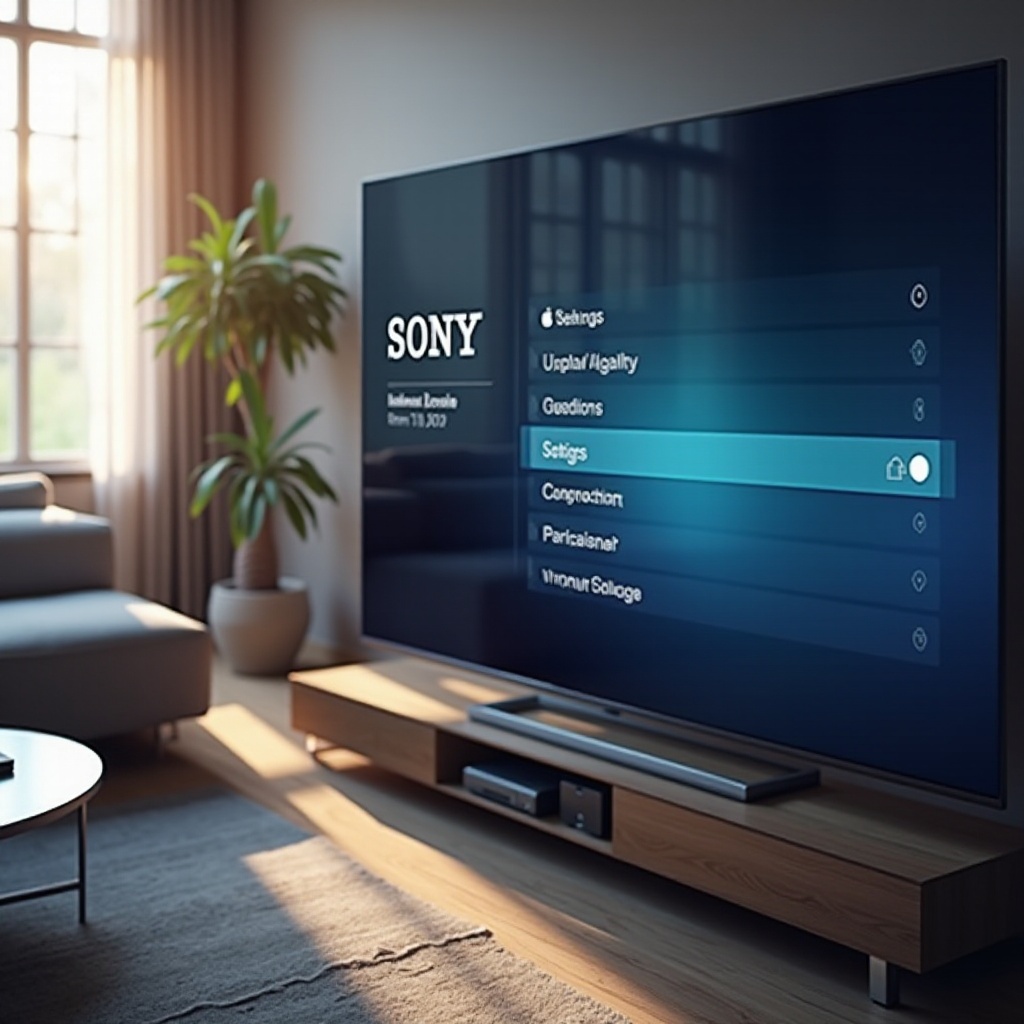 Xóa bộ nhớ đệm trên TV Sony: Hướng dẫn toàn diện